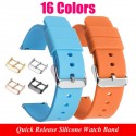 Silicone Watch Band 10mm-24mm Quick Release Strap