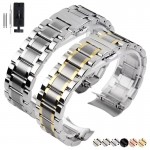 Stainless Steel Link Watch Band 12mm-24mm