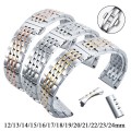 Stainless Steel Multi-Link Watch Band 12mm-24mm