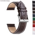 Fine Grain Genuine Leather Watch Band 18/19/20/21/22mm