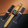 Breathable Perforated Vegan Leather Watch Band for Apple Watch 38mm-49mm