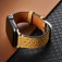 Breathable Perforated Vegan Leather Watch Band for Apple Watch 38mm-49mm