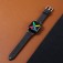 Breathable Perforated Vegan Leather Watch Band for Apple Watch 38mm-49mm
