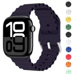 Ocean Style Pin Buckle Sport Watch Band for Apple Watch 38mm-49mm