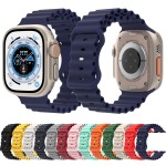 Ocean Style Tuck Closure Sport Watch Band for Apple Watch 38mm-49mm