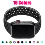 Silicone Elastic Sport Loop Band for Apple Watch 38mm-49mm Breathable