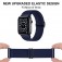 Woven Nylon Stretch Loop Watch Band for Apple Watch 38mm-49mm