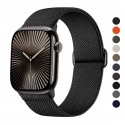 Woven Nylon Stretch Loop Watch Band for Apple Watch 38mm-49mm
