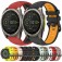 Dual Color Silicone Watch Band for Garmin QuickFit 20/22/26mm