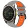 Dual Color Silicone Watch Band for Garmin QuickFit 20/22/26mm