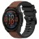 Hybrid PU Leather Silicone Watch Band for Garmin QuickFit 22mm 26mm