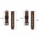 Hybrid PU Leather Silicone Watch Band for Garmin QuickFit 22mm 26mm
