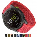 Nylon Fabric Hook & Loop Watch Band for Garmin QuickFit 22mm 26mm