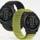 Ribbed Nylon Hook & Loop Watch Band for Garmin QuickFit 20/22/26mm