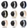 Woven Nylon Hook & Loop Watch Band for Garmin QuickFit 22mm 26mm