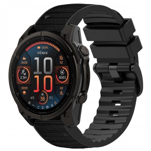 Black Nylon / Black Silicone