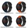 Woven Nylon Silicone Watch Band for Garmin QuickFit 22mm 26mm