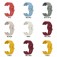 Curved End Silicone Watch Band for Samsung Galaxy Watch 4 5 6 7