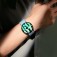 Curved End Wave Silicone Watch Band for Samsung Galaxy Watch 4 5 6 7