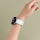 Curved End Wave Silicone Watch Band for Samsung Galaxy Watch 4 5 6 7