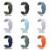 Curved End Wave Silicone Watch Band for Samsung Galaxy Watch 4 5 6 7